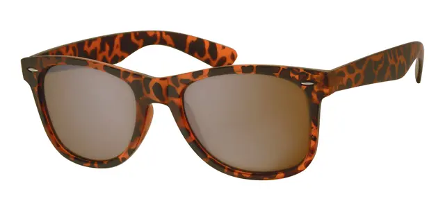 Solbrille klassisk leopard stel samt brune glas