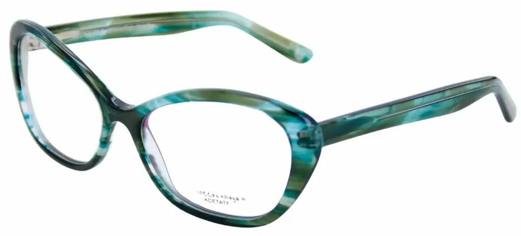 Retro eyes 55-18 Turguoise crystal pat.