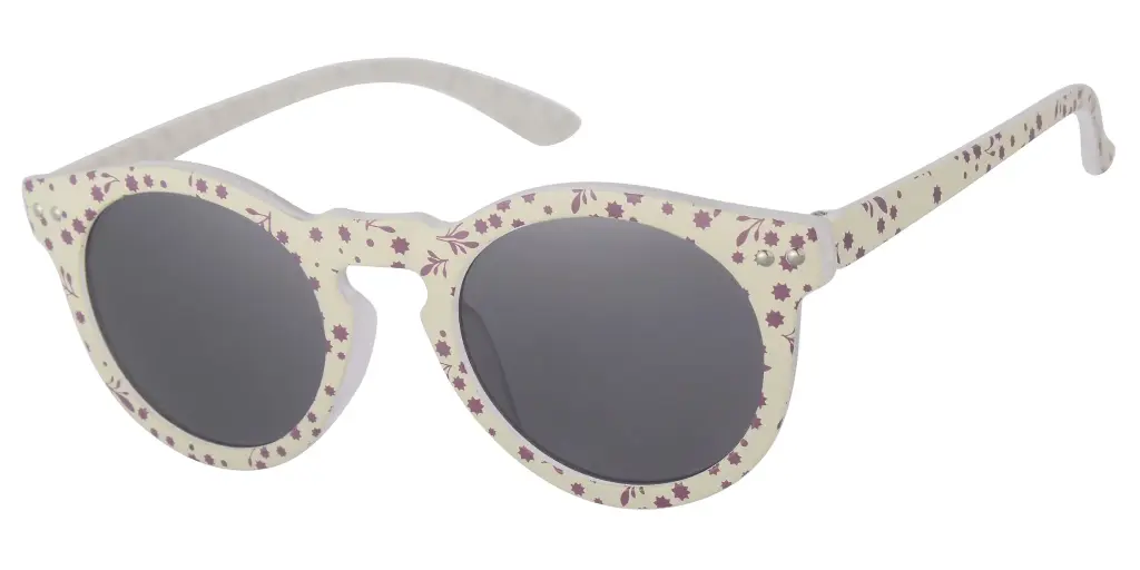 Solbrille gul med sorte glas