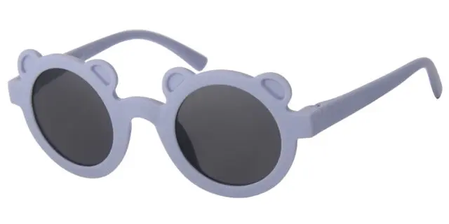 Solbrille mat blå og sorte glas