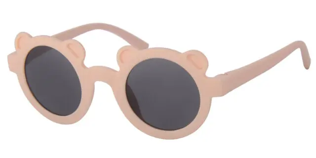 Solbrille mat Pink og sorte glas