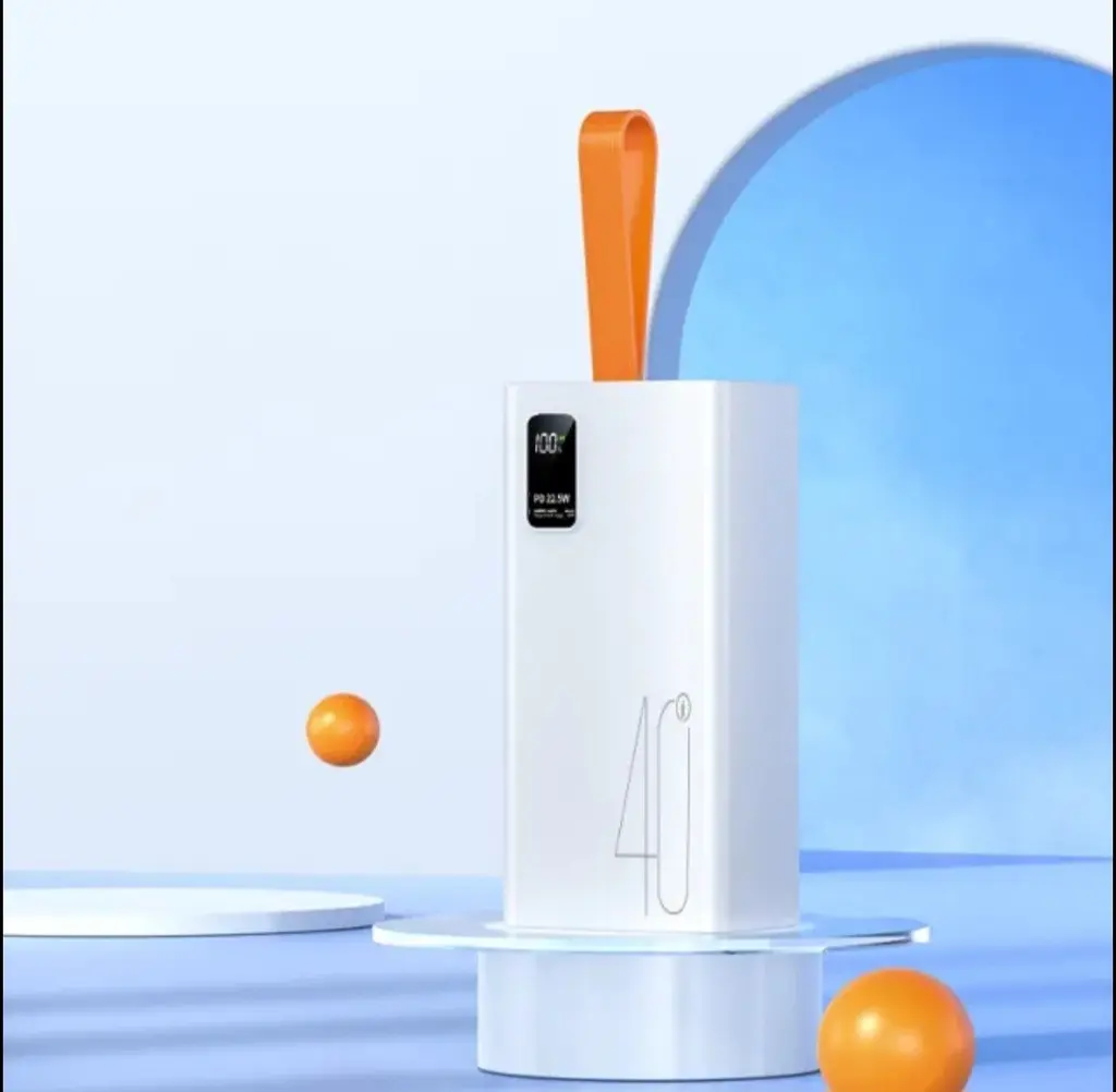  PowerBank hvid 40.000 MaH PD 22,5w