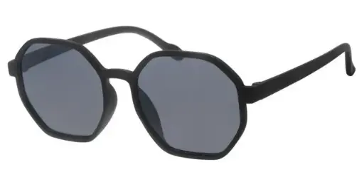 [505224-26024] Børne Solbrille Sort Gummi med Sorte glas