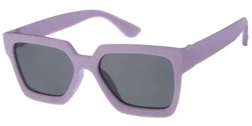 [505234+24030] Børne Solbrille Lilla Dame Edna med Sorte glas