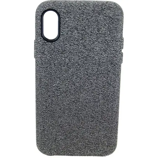 [813004] IPHONE 10-10S bagcover grå