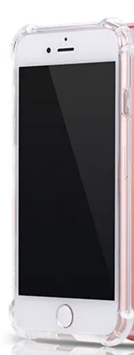 [813027] IPHONE 10 TRANSPARENT COVER MED FORSTÆRKEDE HJØRNER
