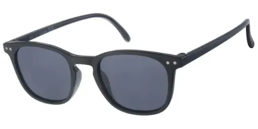 [505278-24037] Børne Solbrille sort med sølv dekoration og Sorte glas