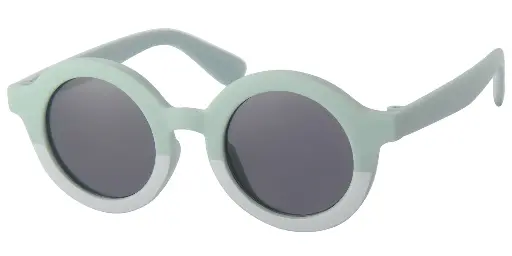 [505318-24043] Solbrille  mint - hvid med sorte glas