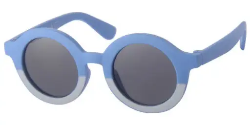 [505320-24043] Solbrille Blå hvid med sorte glas