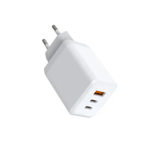 [806586] 240 Volts Lader PD 65 Watt med usb 2 x C & 1 x A udtag