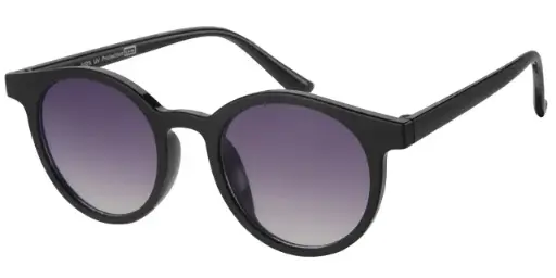 [404570-60801] Solbrille sort model med sorte graduerede glas