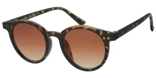 [404571-60801] Solbrille Leopard model med brune graduerede glas