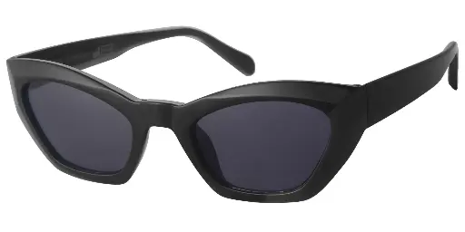 [404592-60875] Solbrille mørk brun leopard model med sorte glas 