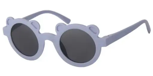 [505350-14030] Solbrille mat blå og sorte glas