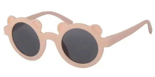 [505348-14030] Solbrille mat Pink og sorte glas