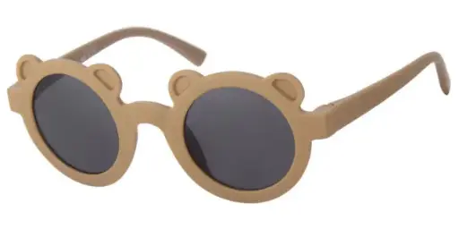 [505349-14030] Solbrille mat Brun og sorte glas