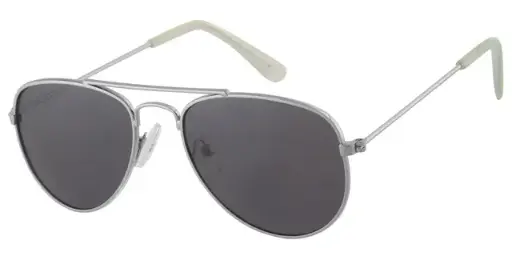 [505302-13003] Solbrille lys guld med Brune glas og biege hockeyender