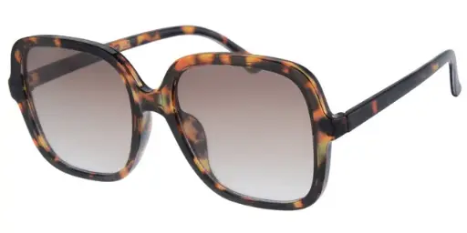 [404518-60846] Solbrille leopard med graduerede brune glas